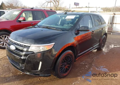 2013 Ford Edge Sport z USA, uszkodzony, nr VIN 2FMDK4AK3DBB48369